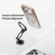 Чохол Rock Guard Metal Lens Frame Series TPU Case with Magsafe для iPhone 17 Pro Max Чорний - зображення 5