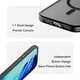 Чохол Rock Guard Metal Lens Frame Series TPU Case with Magsafe для iPhone 17 Pro Max Чорний - зображення 9