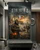 Картина Сталкер з протигазом зброєю та аномалією - Stalker 2 - 80х120 см - изображение 8