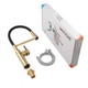 Смеситель для кухни MIXXUS PREMIUM PULL 017 BRUSHED GOLD REFL.BLACK (Кол.мат.зол.+сил.чор.) (MI8280) - изображение 2