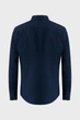 Чоловіча темно-синя лляна сорочка CALEB Basic linen shirt Mexx M MF007200151M - изображение 6