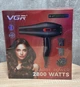 Профессиональный мощный фен VGR V-471 Professional диффузор два концентратора для сушки укладки волос 2800 Вт Черный - изображение 8