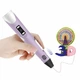 3D ручка Pen 6 с планшетом LCD дисплей PLA ABS пластик 100 м детская для рисования фиолетовый - изображение 4