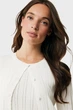 Жіночий білий кардиган PEONY classic ajour cardigan Mexx L MF006600451W - зображення 4