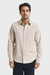 Чоловіча бежева сорочка FLANNEL Gant S 3250227 - зображення 1