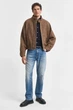 Чоловіча темно-синя вельветова сорочка REG CORDUROY SHIRT Gant M 3250351 - изображение 5