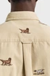 Чоловіча бежева сорочка з візерунком EMBROIDERED Gant XL 3250222 - изображение 3