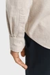 Чоловіча бежева сорочка FLANNEL Gant S 3250227 - зображення 7