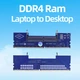 Конвертор Dynamode DDR4 Laptop SO-DIMM to Desktop DIMM RAM Memory (DM-DDR4-DIMM-Converter) - изображение 2