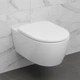 Унитаз подвесной безободковый белый GEBERIT Smyle с сиденьем с микролифтом 503.226.01.1 - изображение 2