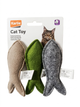 Іграшка для котів Karlie Cat Toy Рибки з котячою м’ятою, набір 3 шт, плюш, інтерактивна. - зображення 1