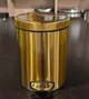 Відро для сміття з плавним закриттям кругле MIXXUS ELLIPSE-TC0205 BRUSHED GOLD 5л (колір матове золото) (MI8400) - изображение 4