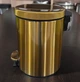 Відро для сміття з педаллю та плавним закриттям Mixxus Ellipse-TC0205 Brushed Gold 5л MI8400 - зображення 8