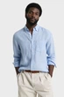Чоловіча блакитна лляна сорочка REG LINEN SHIRT Gant XXL 3250076 - изображение 1