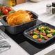 Гусятниця Edenberg EB-4609 6.5 л з гриль-кришкою та мармуровим покриттям - зображення 1