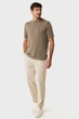 Чоловічий бежевий джемпер LORENZO Premium knit t-shirt Mexx XXL MF006601551M - изображение 2
