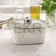 Каструля Edenberg EB-3957 3.7 л квадратна з кришкою та мармуровим покриттям - изображение 1