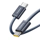 Кабель Type-C/Type-C 2 м Baseus Dynamic 4 100 Вт сірий - зображення 3