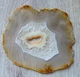 Натуральный ирис агат срез 274.95 Ct 111х102х2.5 мм (93268) - изображение 1