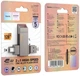 Флеш пам'ять USB 128 GB Hoco UD15 Clever Type-C+USB 3.2 сірий - зображення 5