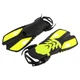 Ласты тренировочные короткие с открытой пяткой Cima 7646 размер XS (32-36) Black-Yellow - изображение 4
