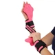 Накладки для підтягування та тяги атлетичні LivePro Lifting Wrist Wraps 8757 комплектація 2шт Pink-Black - зображення 3