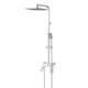 Душова колона KOER KB-56007-04 зі змішувачем, 3 функції (Колір хром+білий) (KR5159) - зображення 3