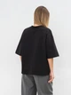 Футболка из плотного 100% хлопка «Бейсик» ROMASHKA Черный, One size Petite, 18918 - изображение 5