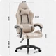 Ігрове крісло Cabro C500 Beige тканина - изображение 6