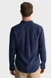 Чоловіча темно-синя лляна сорочка REG GMNT DYED LINEN Gant S 3240120 - зображення 3