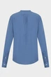 Чоловіча синя лляна сорочка EG GMNT DYED LINEN BAND SHIRT Gant XL 3240122 - изображение 2