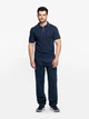Поло чоловіче синє 100% бавовна Arber Polo knit MSS NAVT-123 XXL зріст 5 синій (M09.08.06.621) - изображение 2