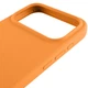 Чохол Silicone Case з закритим низом на Apple iPhone 17 Pro (6.3") (Помаранчевий / Orange) Epik (243887) - зображення 7