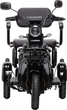 Електроскутер триколісний Crosser TR1 (1500W LFP літій залізо-фосфат 76.8V 30Ah) - Чорний - изображение 4