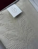 Махрова простирадло Tivolyo Home Caserta bej 160x220 полуторна - зображення 3