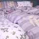 Простынь MirSon Бязь 17-0668 Grey Blooms 220x240 см (2200009957819) - изображение 5