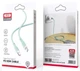 USB Кабель XO NB208B Type-C-Type-C Liquid Silicone 60W 5A 1.0m Зелений - зображення 2