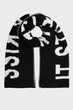 Жіночий чорний шарф Scarf It started with a kiss Mexx OS CB0119036W - изображение 1