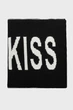 Жіночий чорний шарф Scarf It started with a kiss Mexx OS CB0119036W - изображение 2