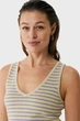 Жіноча майка з візерунком Stripe lurex knit top Mexx S MF006605651W - изображение 4