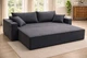 Диван раскладной RidneTut Стоун 240х107 см еврокнижка Delano 725 темно-серый (4491517-1320725) - изображение 2