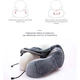 Дорожная ортопедическая подушка для шеи с эффектом памяти Memory Foam Bodasan U-образная дышащая, для путешествий и сна (NP-29) - изображение 3