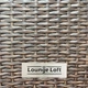 Садовый диван Lounge Loft Классик из ротанга двухместный Темно-коричневый 3,1 Brown - изображение 7