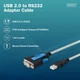 Адаптер Digitus USB-A > RS232 (M/M), FTDI, 1.8 м (DA-70170) - зображення 4