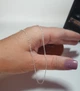 Серебряная цепочка тонкая серебро 925пробы 55см якорьное плетение - изображение 4