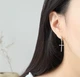 Серебряные серьги кольца крестики серебро 925пробы - изображение 4