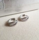 Серебряные серьги кольца 1,2см серебро 925пробы - изображение 3