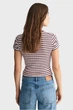 Жіноча футболка у смужку STRIPED RIBBED Gant XS 4200837 - изображение 2