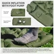 Матрас надувной туристический Naturehike CNK2550WS019 зеленый (ks237) - изображение 3