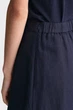 Жіноча темно-синя лляна спідниця REL MIDI LINEN BLEND Gant 34 4400123 - изображение 4